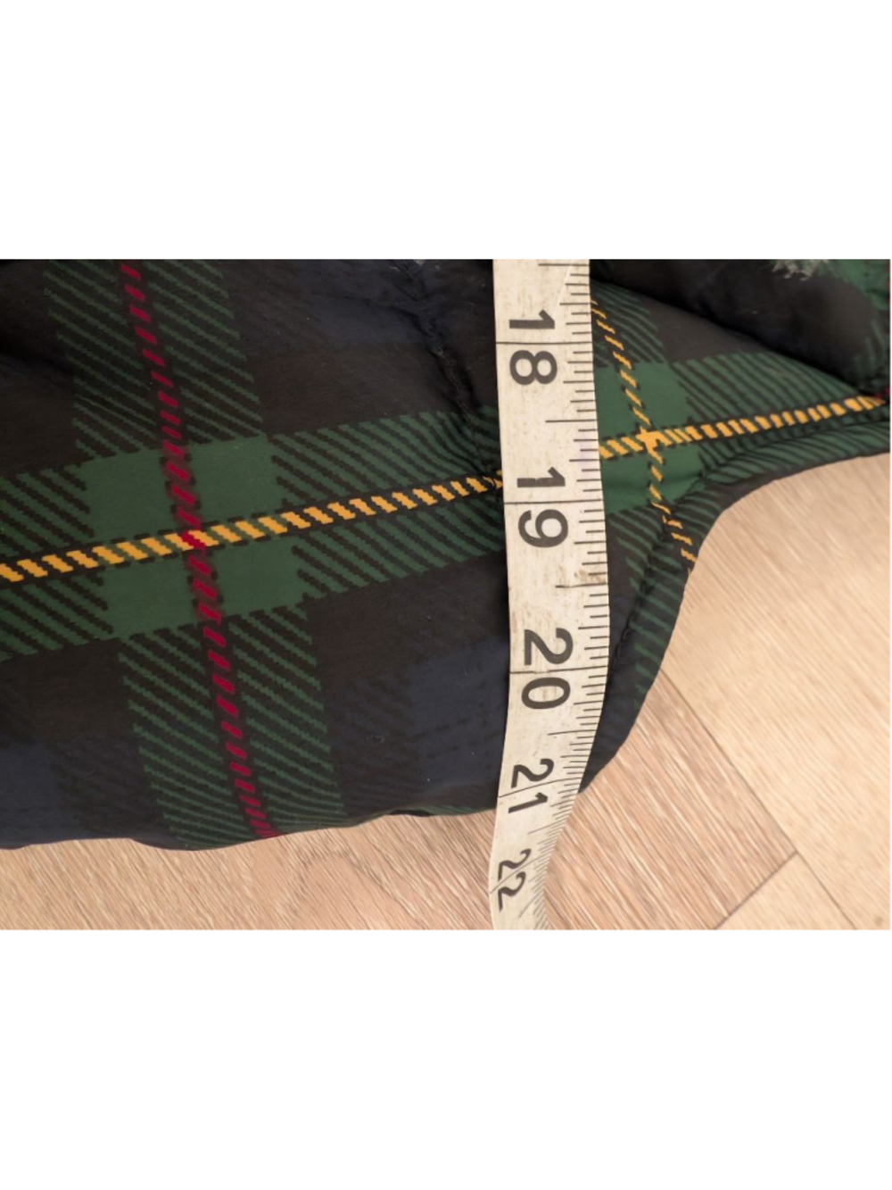 J Jill Women's Vest Tartan Plaid Quilted Down Puffer Vest Weather Transitional L - Picture 6 of 7